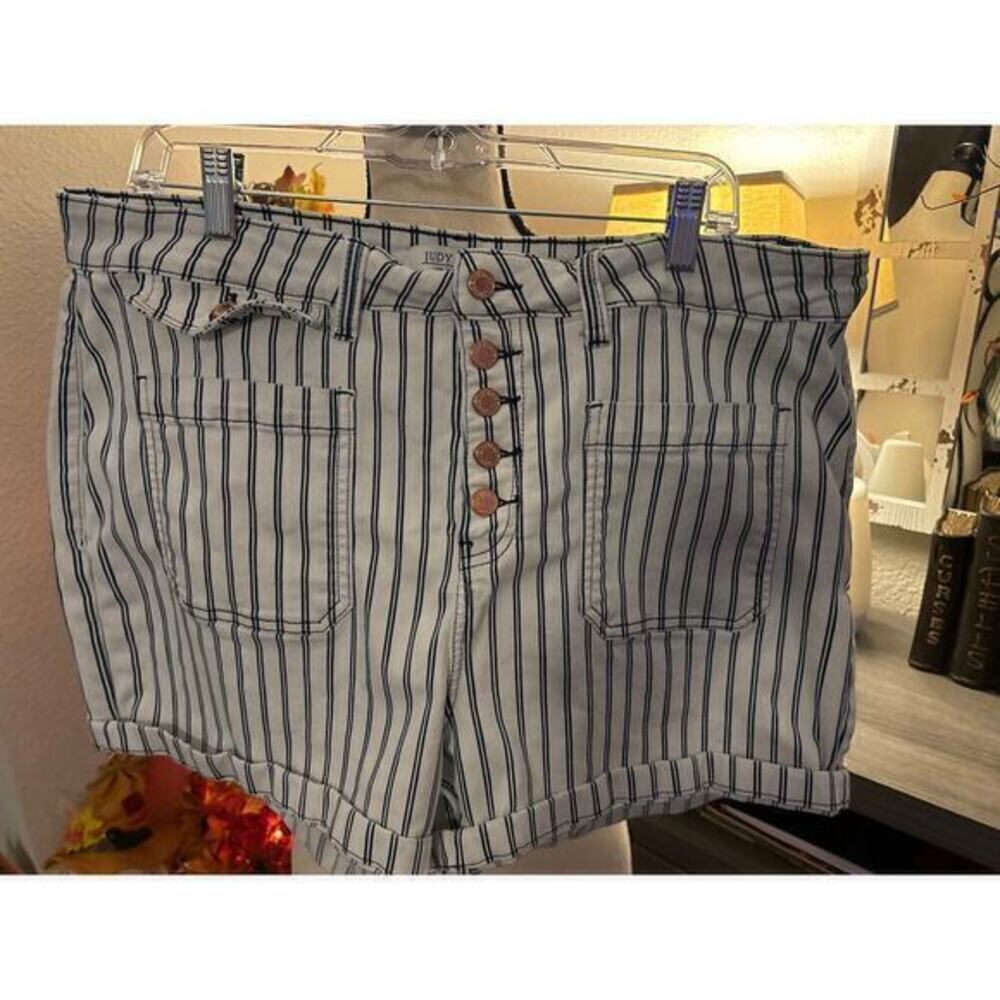 Judy Blue striped shorts 3XL